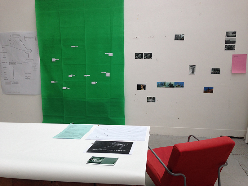 Image: Work in progress BSR Studio, Sept 2016 - Gill Addison