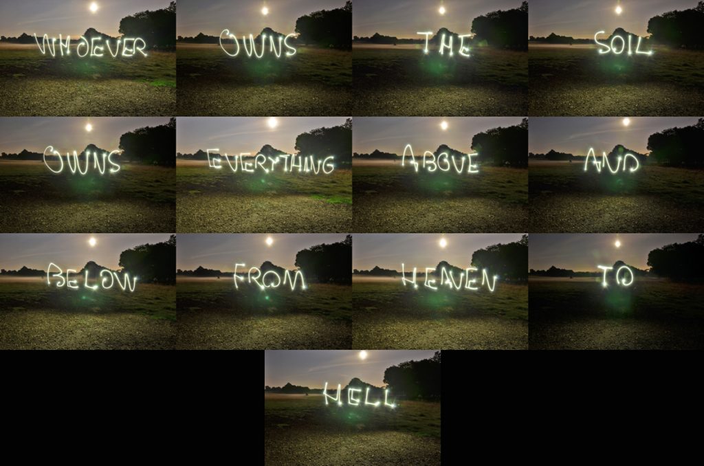 image: Ad coelum Doctrine, Pat Naldi 2016