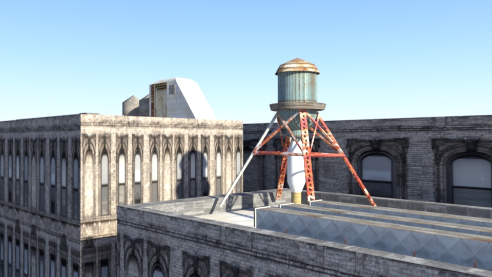 Scenery created in the workshop