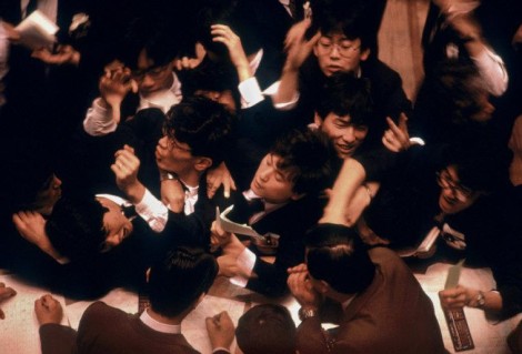 JAPAN. Tokyo. Stock exchange. 1987