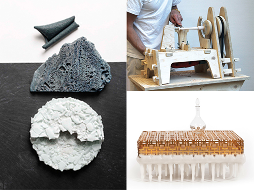 Designs (clockwise from left) by Sophie Rowley, Josh Worley and Katharina Gross. 