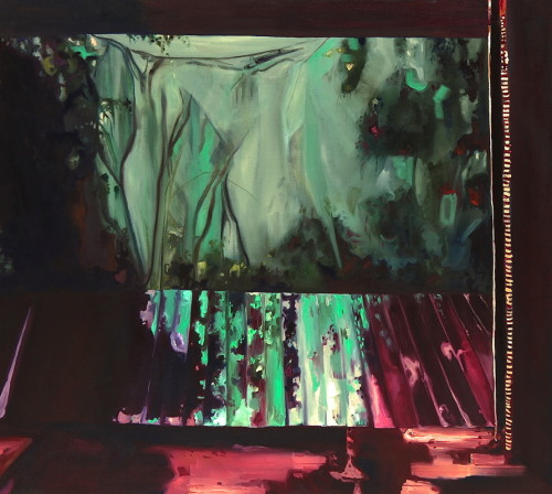 Olivia Moullaali. Foliage, 2013. Oil on canvas, 110 x 97 cm.