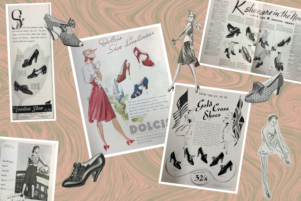 vintage pictures scattered